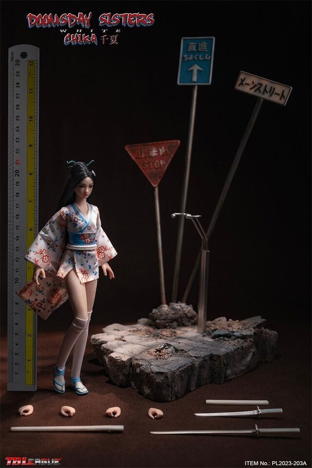 1/6 TBLeague Doomsday Sisters Chika-White Action Figure Soldier