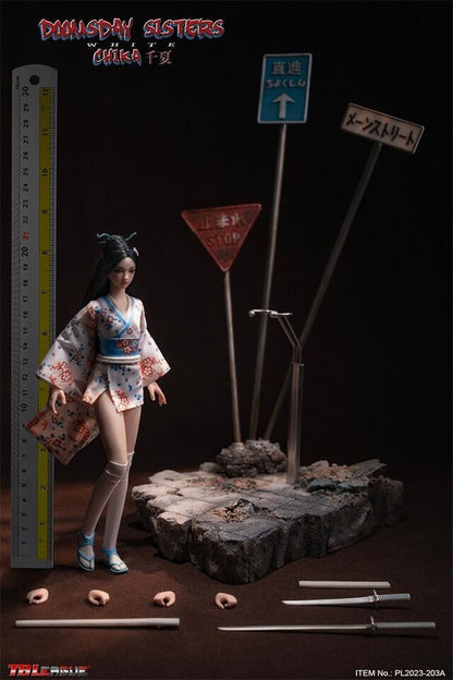 1/6 TBLeague Doomsday Sisters Chika-White Action Figure Soldier