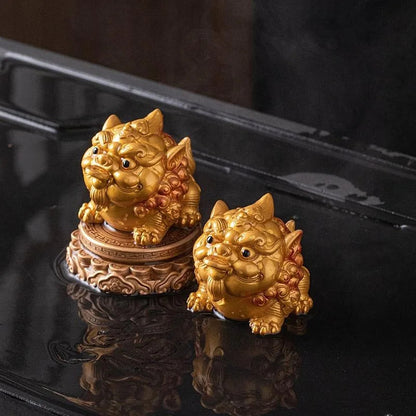 Resin Color Changing Tea Pet Ornament PI Xiu Tea Table Tea Tray Kung Fu Teaware