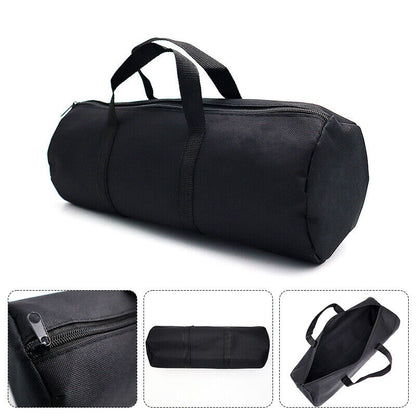 Foldable Carrying Outdoor Camping Barbecue Tool Bag Capacity Storage Pouch Black
