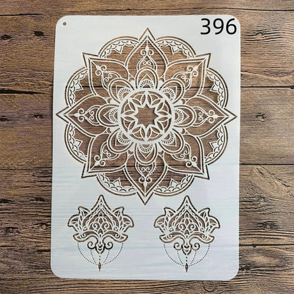 Wall Painting Stencils A4 Plastic Stamp Scrapbook Album Embossing Craft Template