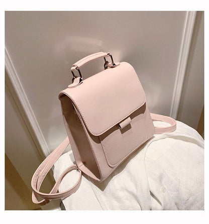 PU Leather Backpack Women Shoulder Bags Back Pack Travel Female School Bags