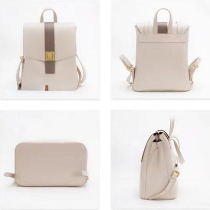 Genuine Leather Luxury Bag Large Capacity Girl Schoolbag New Fashion Ladies Cute