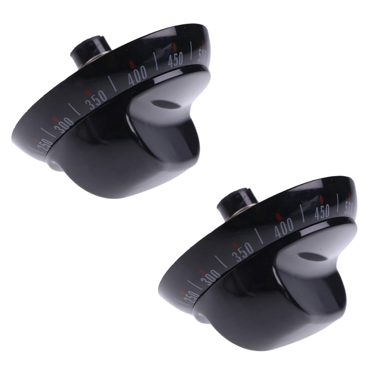 2* Thermostat Control Knob Replace Part WB03K10037 For GE Range Stove Oven Black