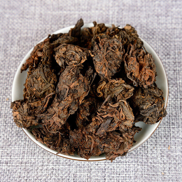 Puerh Tea Ripe Tea 2009 Menghai Ancient Tree Golden Bud Tea Head 500g