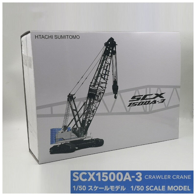 1:50 38CM SCX1500-3 Crawler Crane Constuction Machine Equipment Diecast Model