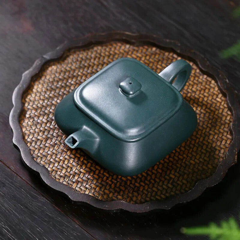 Yixing Purple Clay Teapot Single Purple Clay Tea Set Early China Green Clay Han