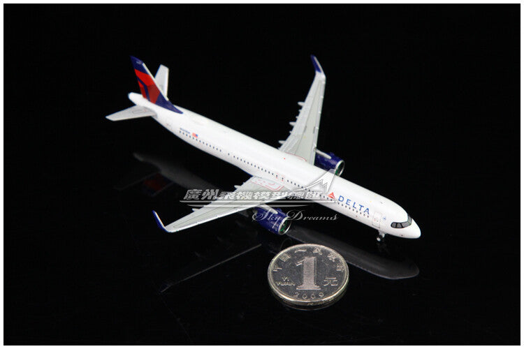 1:400 GeminiJets DELTA BOEING A321neo Airplane Diecast Plane Aircraft Model