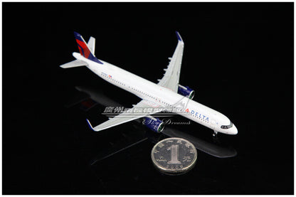1:400 GeminiJets DELTA BOEING A321neo Airplane Diecast Plane Aircraft Model