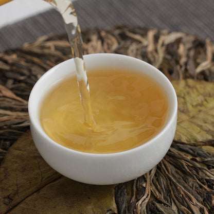 Yunnan Lincang Big Snow Mountain Raw Puerh Bazi Tea Shen Puer Tea 400g