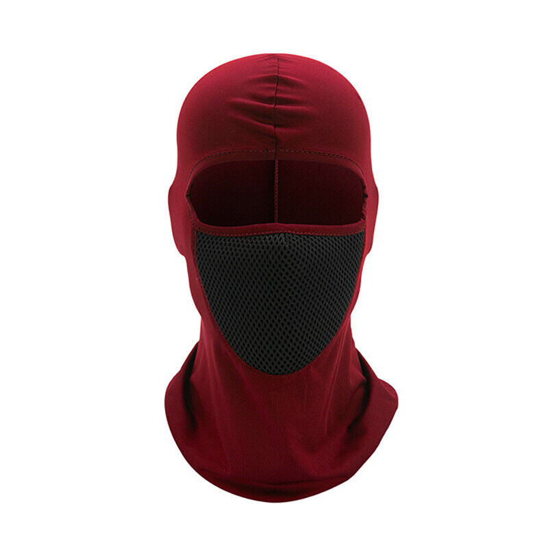 Pullover Cap Full Face Mask Breathable Sports Hat Scarf Headgear Windproof ⌒
