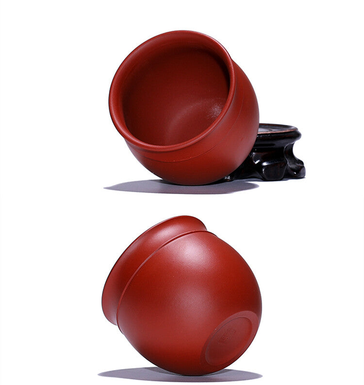 true yixing zisha tea cup marked master cup original ore dahongpao clay cup new