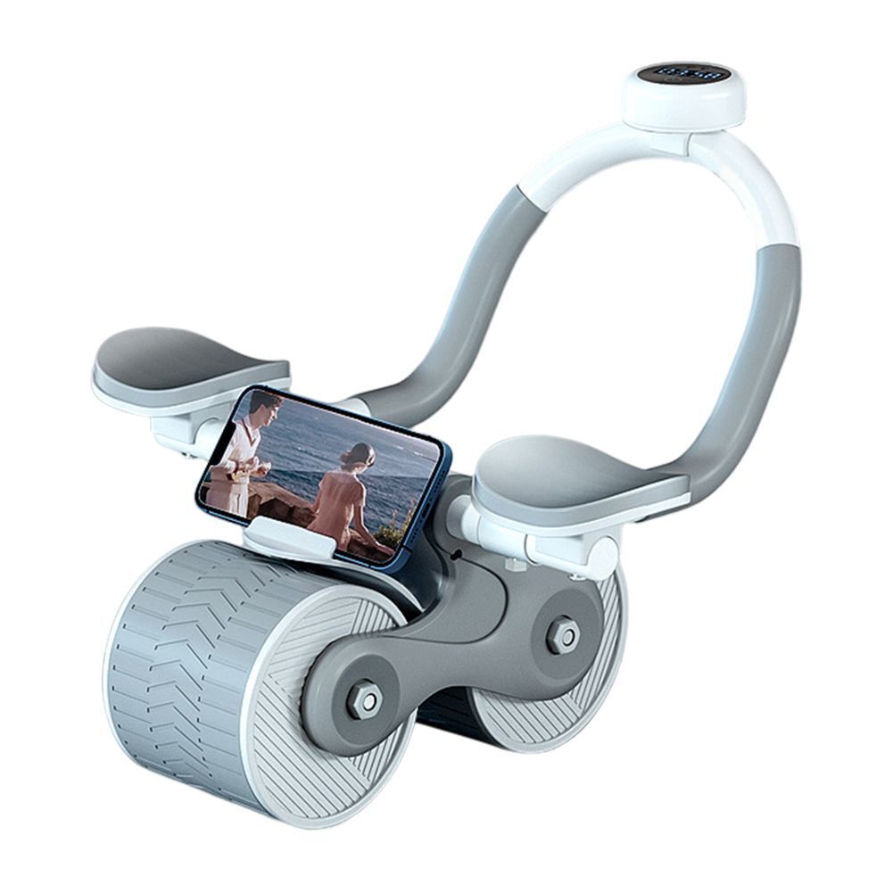 Abdomen Roller With Timer Abdominal Muscles Fitness Wheel Training Bodybuilding