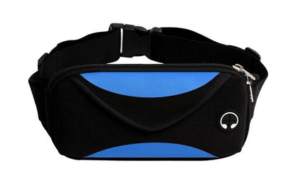 Waterproof Fanny Pack Men/women's Waist Pack Male Pouch Unisex Waist Bag Zip Bag