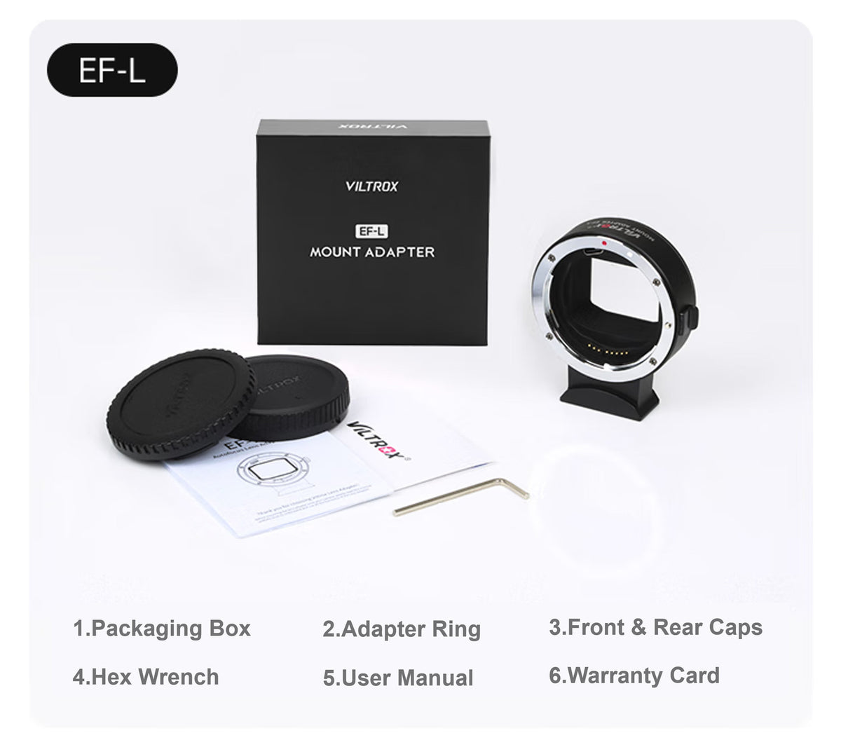Viltrox EF-L AF Adapter – Canon EF/EF-S to L-Mount (Leica, Panasonic, Sigma)