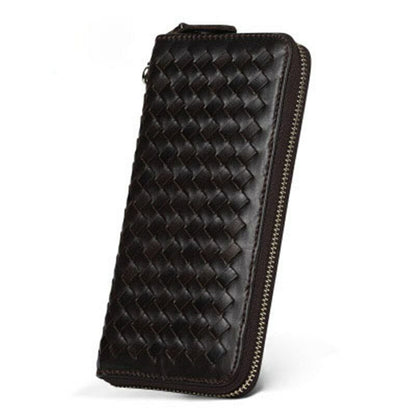 Men's Wallet Card&ID Bag Money Genuine Leather Multi-card Clamps Purse Cash Clip
