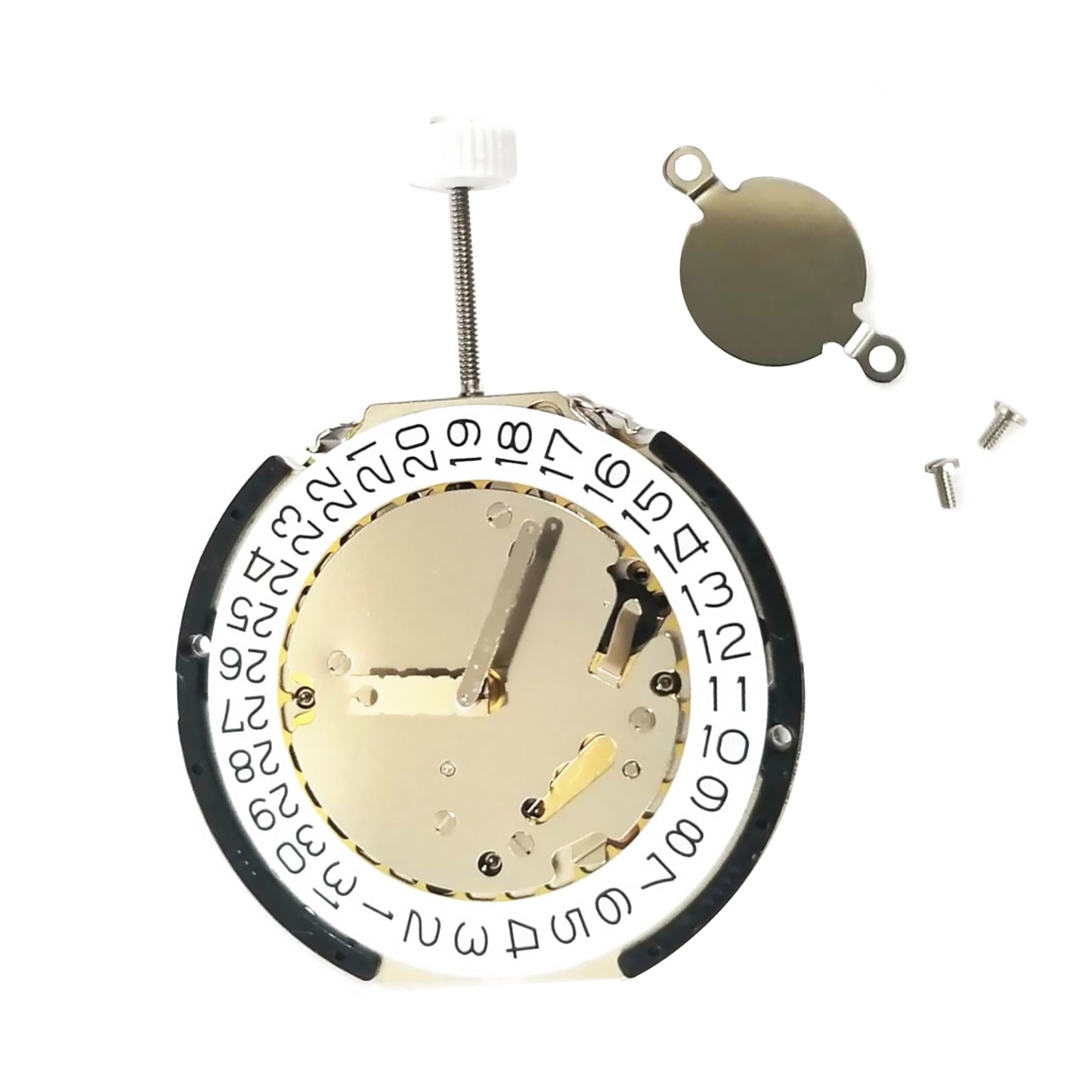 5 Jewels Date at 3 Quartz Chronograph Watch Movement 3 Hands For Ronda 3540.D