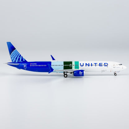 1:400 NGmodels United Airlines Boeing 737 MAX 10 Airplane Diecast Plane Model