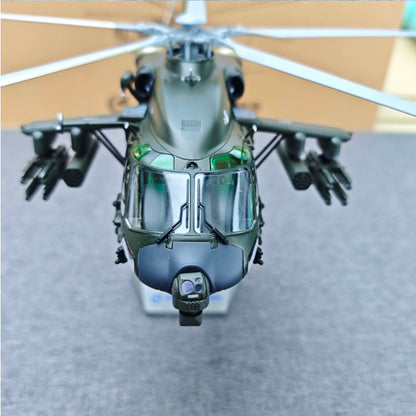 1:40 47CM AVIC Z-20T Armed Helicopter Plane Diecast Military Aircraft Model