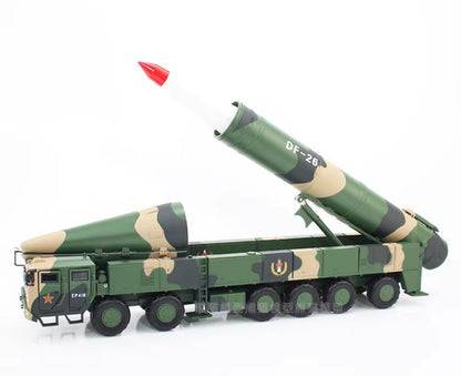 1:30 46CM DF-26 Medium and long-range ballistic missiles Launch Diecast Model