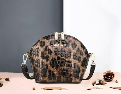 Leather Bag Shell Fashion Versatile One-Shoulder Messenger Bag Small Square Bags