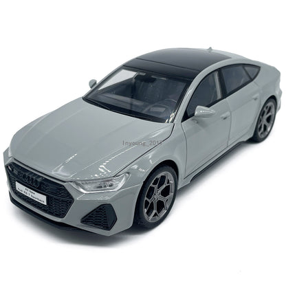 1/24 Scale Audi RS7 Sportback Model Car Diecast Toy Cars 4 Doors Open Pull Back