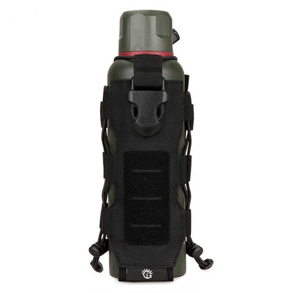 Tactical Nylon Water Bottle Pouch Canteen Cover Holster Hiking Kettle Bag