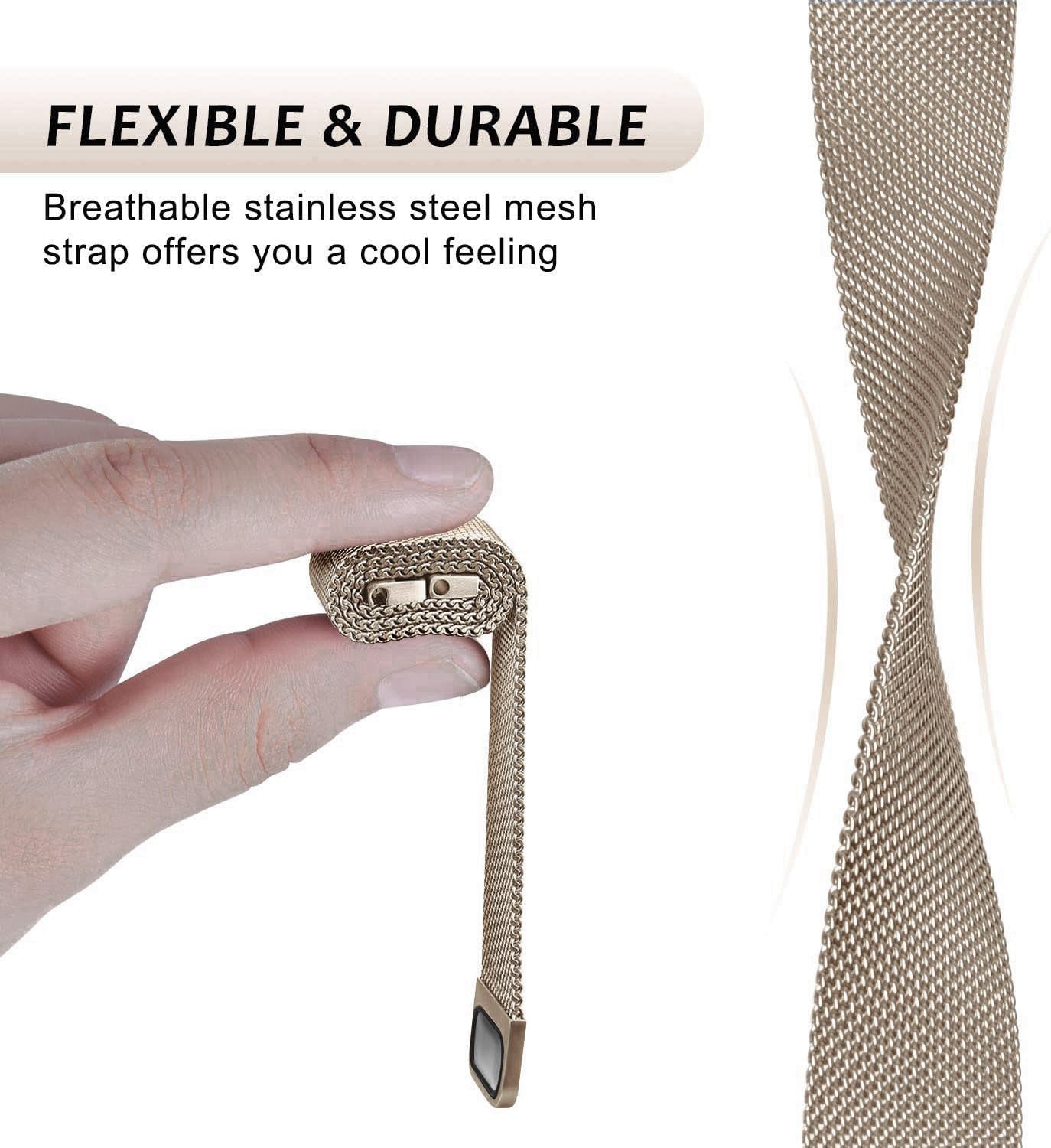 Metal Bands Compatible with Garmin Lily 2 / Lily 2 Active Watch Band, Quick Rele