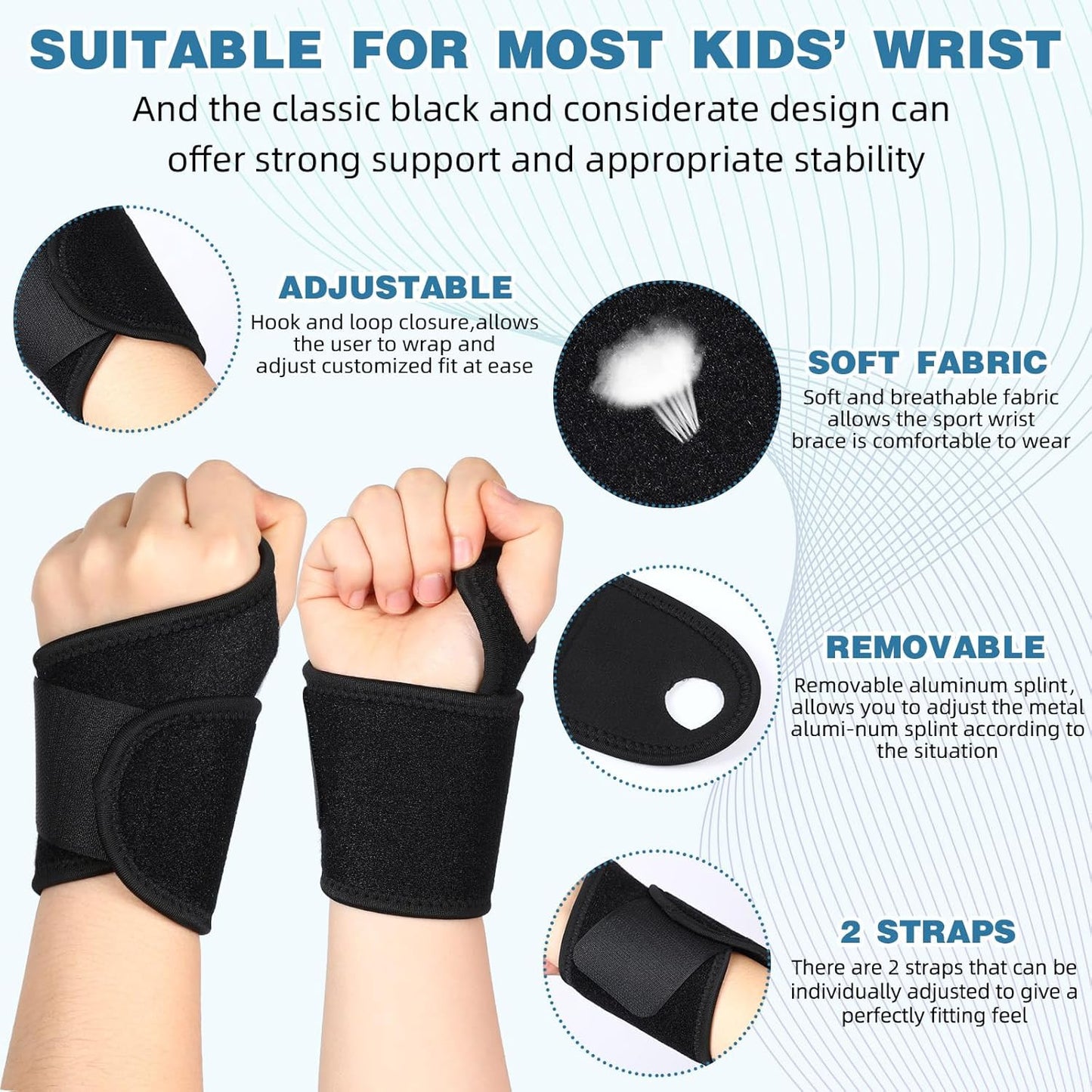 Wrist Hand Brace Support Carpal Tunnel Sprain Arthritis Gym Splint Left / Right