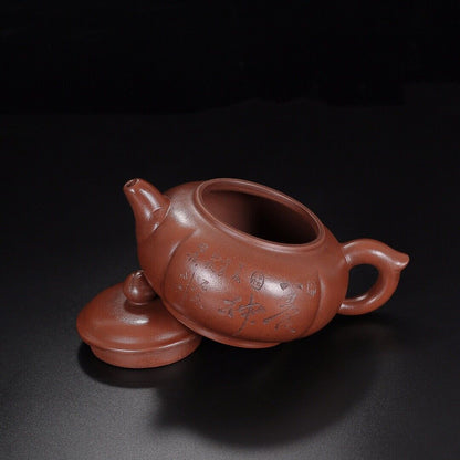 Chinese Yixing Zisha Clay Handmade Exquisite Teapot Bamboo rhyme