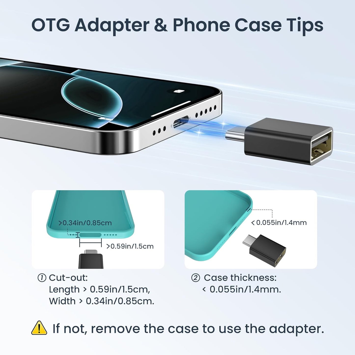 USB-C 3.1 Male to USB A Female Adapter Converter OTG Type C Android Phone Lot