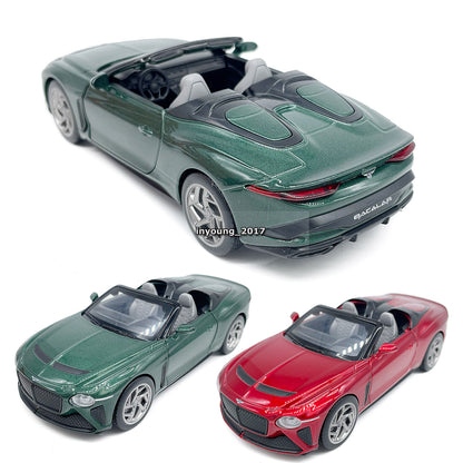 1/32 Bentley Mulliner Bacalar Model Car Diecast Toy Cars Doors Open Pull Back