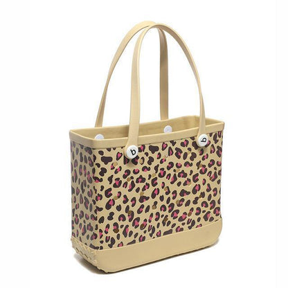 Large Rubber Beach Shoulder Tote Bag Luxury Summer Travel Outdoor Waterproof Bag