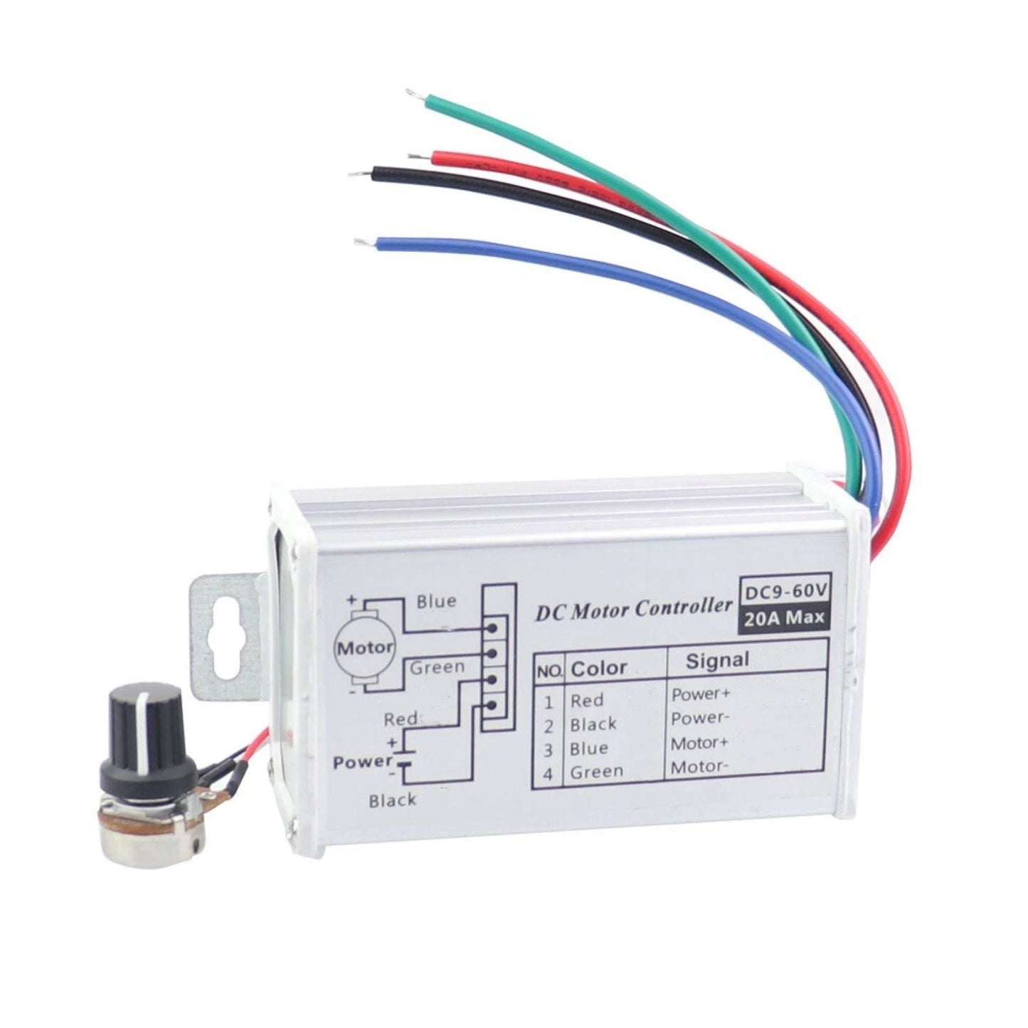 1 pcs Duty Cycle Adjustable: 5%-100% 25kHz PWM DC Motor Speed Controller