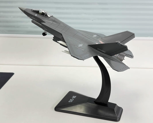 1:48 36CM CHINA J-35 Fighter Airplane Diecast Military Aircraft Plane Model