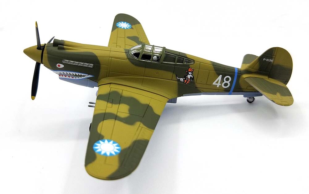 WWII P-40 NO.48 1/72 diecast plane model aircraft