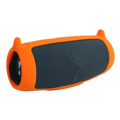 Orange Bluetooth Speaker Silicone Cover Cushion With Strap For JBL Charge 5 c