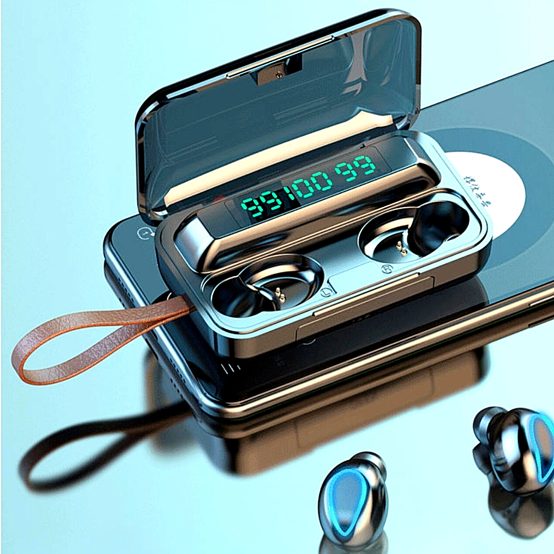 Bluetooth Earbuds for Any Smart Phone Cell Wireless Earphone IPX7 Waterproof US*