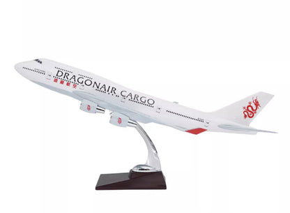 47CM 1:150 DRAGONAIR CARGO BOEING 747-400 Aeroplane Resin Plane Aircrarft Model