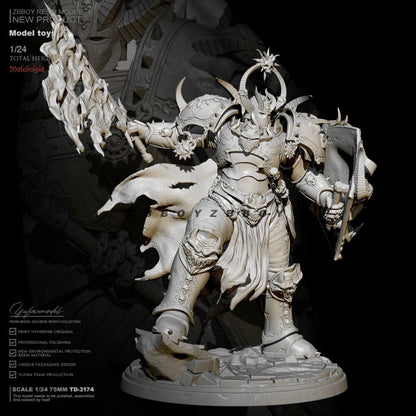 1/24 resin figures model Fantastic Demon General Unassembled Unpainted