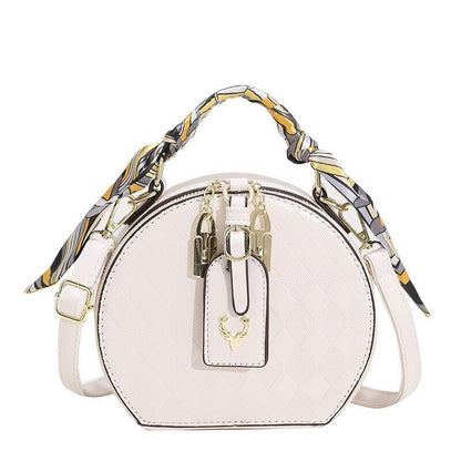 Luxury Small Round Bag Handbag Fashion Single Shoulder Crossbody Bags 18*16*7 CM