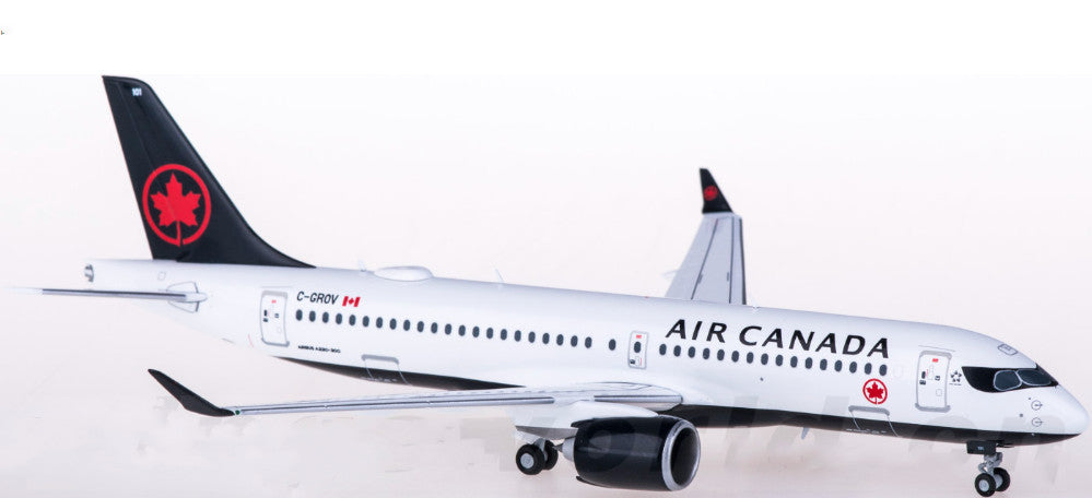 1:200 Herpa AIR CANADA AIRBUS A220-300 Passenger Airplane Diecast Aircraft Model