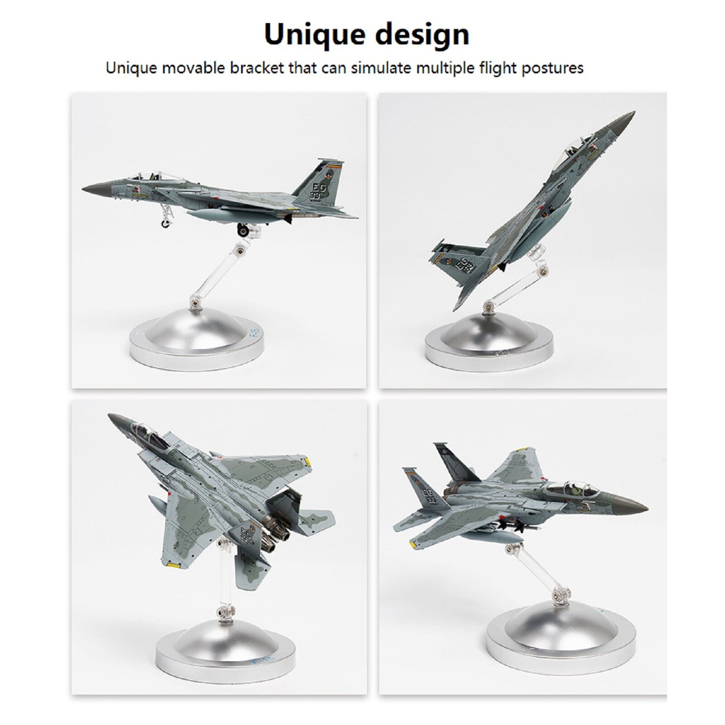 1/100 Jet F-15 Eagle Fighter Attack Alloy Aircraft model Plane Souvenir Display