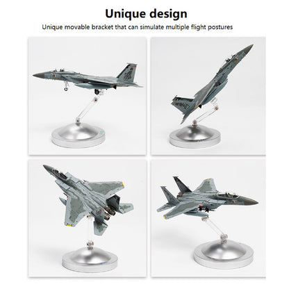 1/100 Jet F-15 Eagle Fighter Attack Alloy Aircraft model Plane Souvenir Display