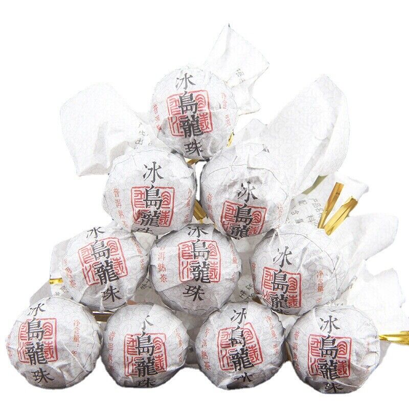 500g Small Grain Tea Ancient Tree Longzhu Tuocha Bulk Bingdao Cooked Pu'er Tea