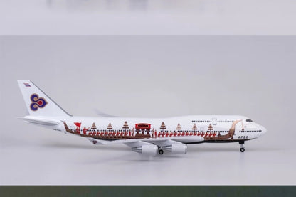 1:150 47CM THAILAND APEC BOEING 747-400 Plane Landing Gear Resin Aircraft Model