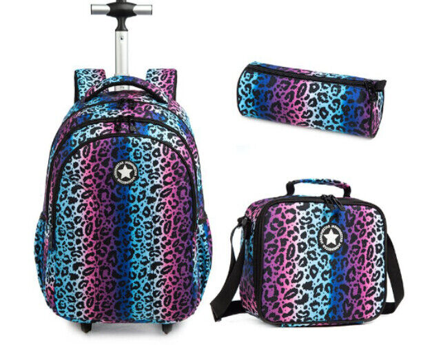 Kids Bag Wheels School Backpack Children School Backpack Girls Travel Bags