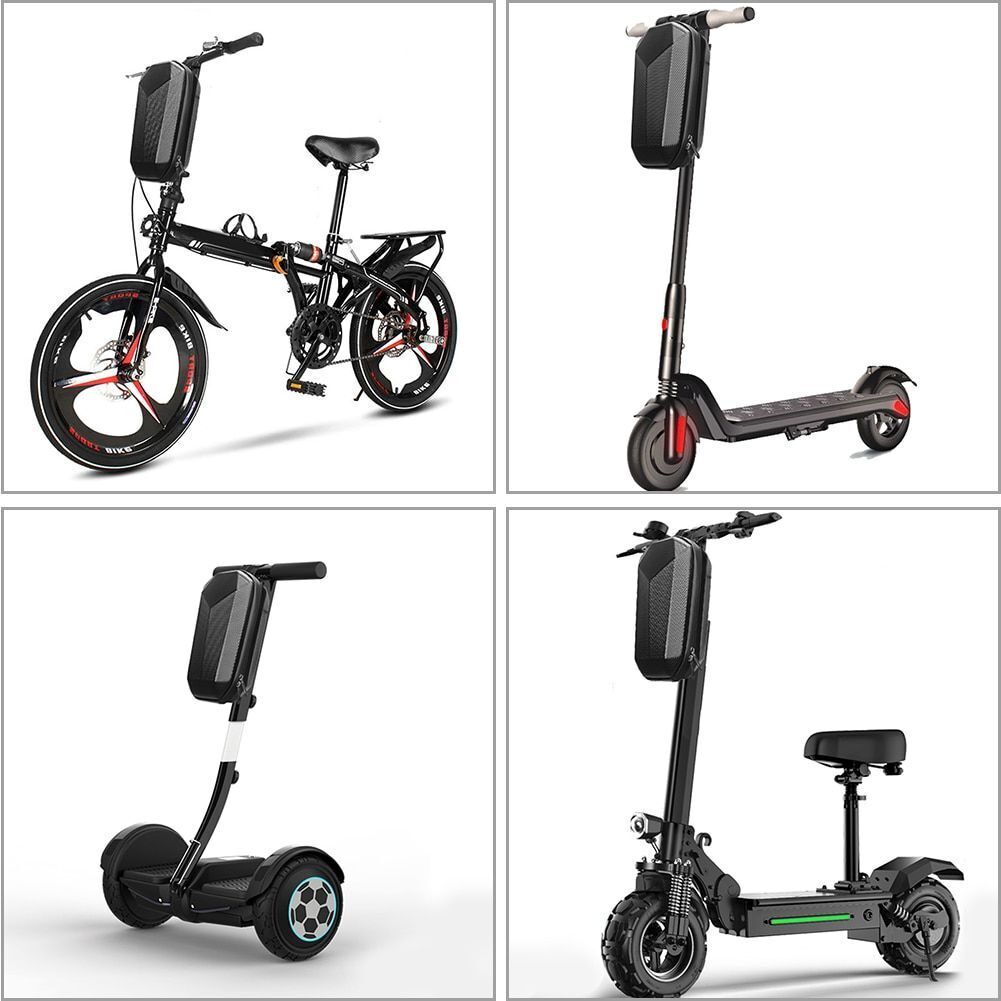 Universal Electric Scooter Handle Bag EVA Hard Shell 3-5L Bicycle 320x180x135 mm