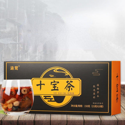 150g Healthy Herbal Tea Healthy Drink Ginseng Ten Treasure Tea Renshenshibao Tea