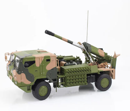 1:20 PCL-161 122mm Vehicle mounted Self propelled Howitzer Truck Diecast Model